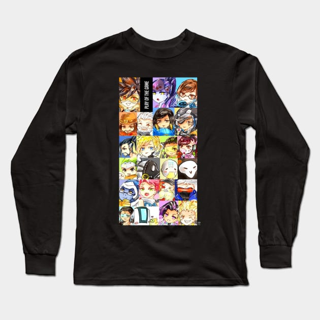 The Overwatch Roster Long Sleeve T-Shirt by candypiggy